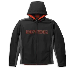 Men's Bar & Shield  Softshell Jacket - Black Beauty 2