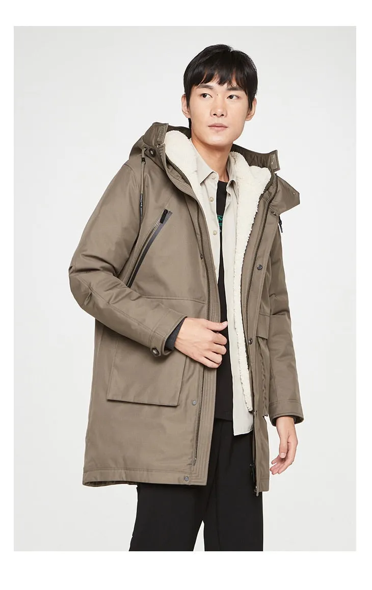 Men's Duck Down Hooded Tooling Down Outwear