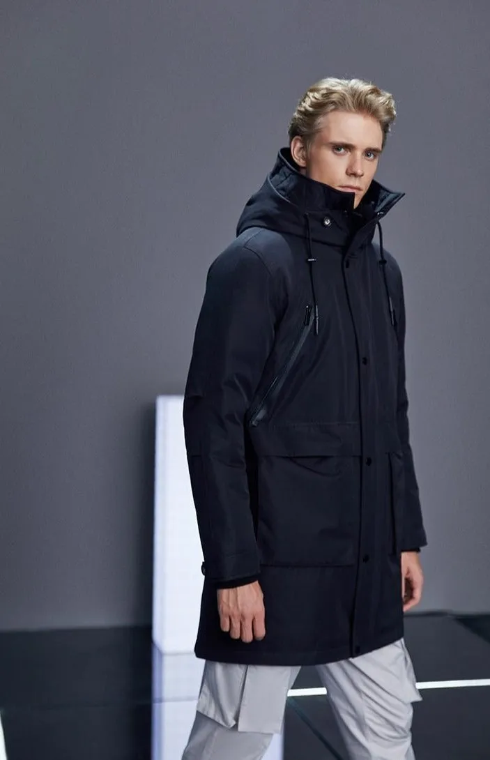 Men's Duck Down Hooded Tooling Down Outwear