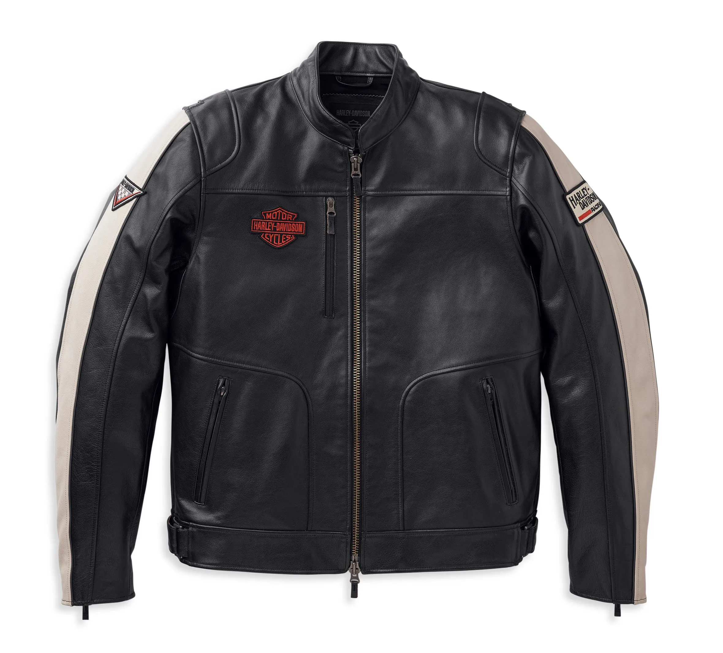 Men's Enduro Leather Riding Jacket - Black
