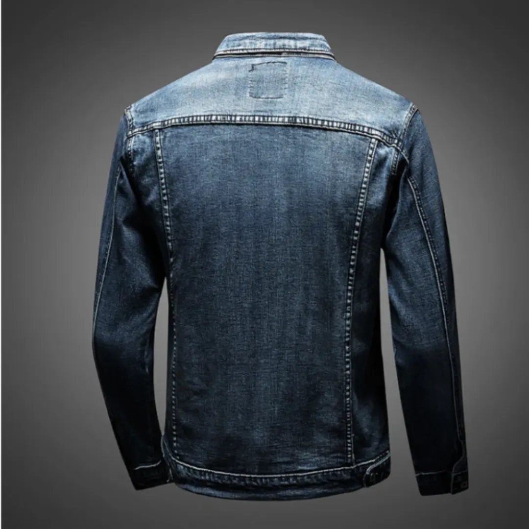 Men's Lightweight Button Down Biker Jacket | Summer