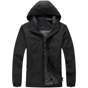 Men's Lightweight Rain Jacket - Green