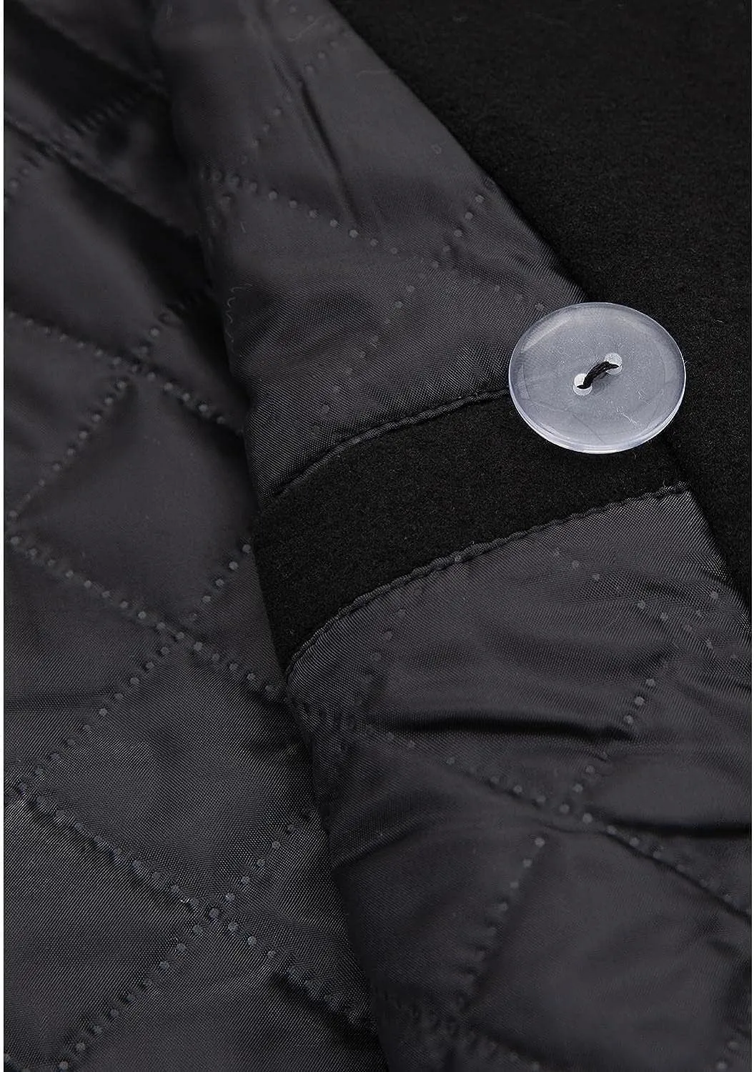Men's Wool Blend Double Breasted Pea Coat
