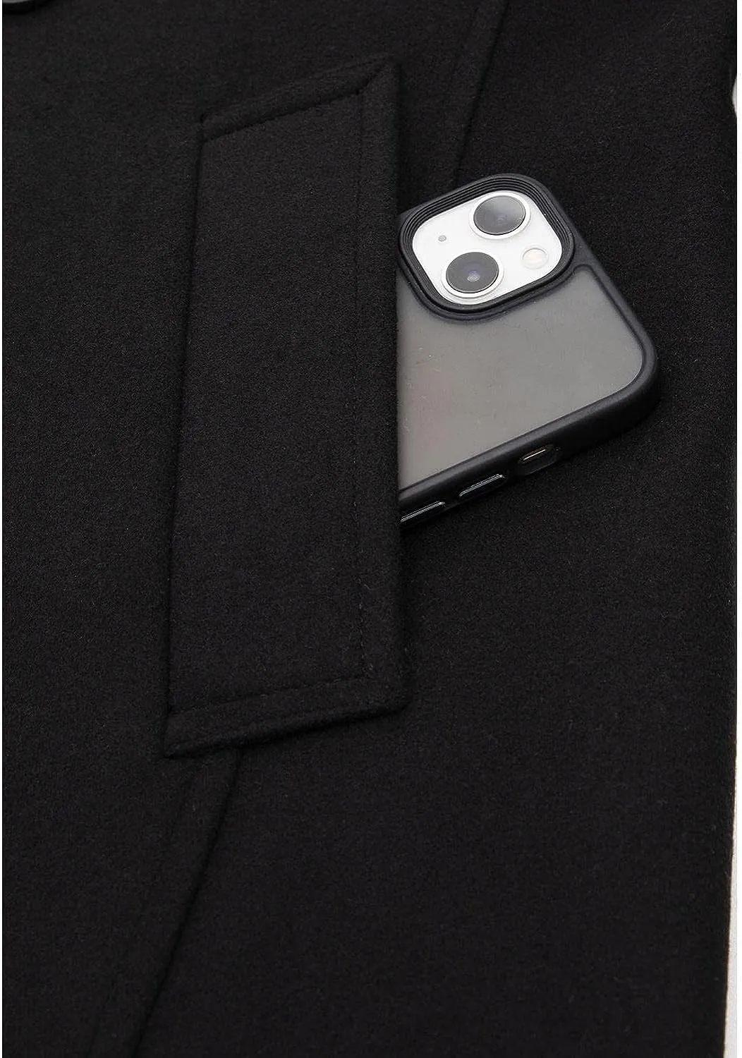 Men's Wool Blend Double Breasted Pea Coat