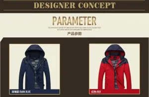 Men's Zip/Button Up Fashion Jacket