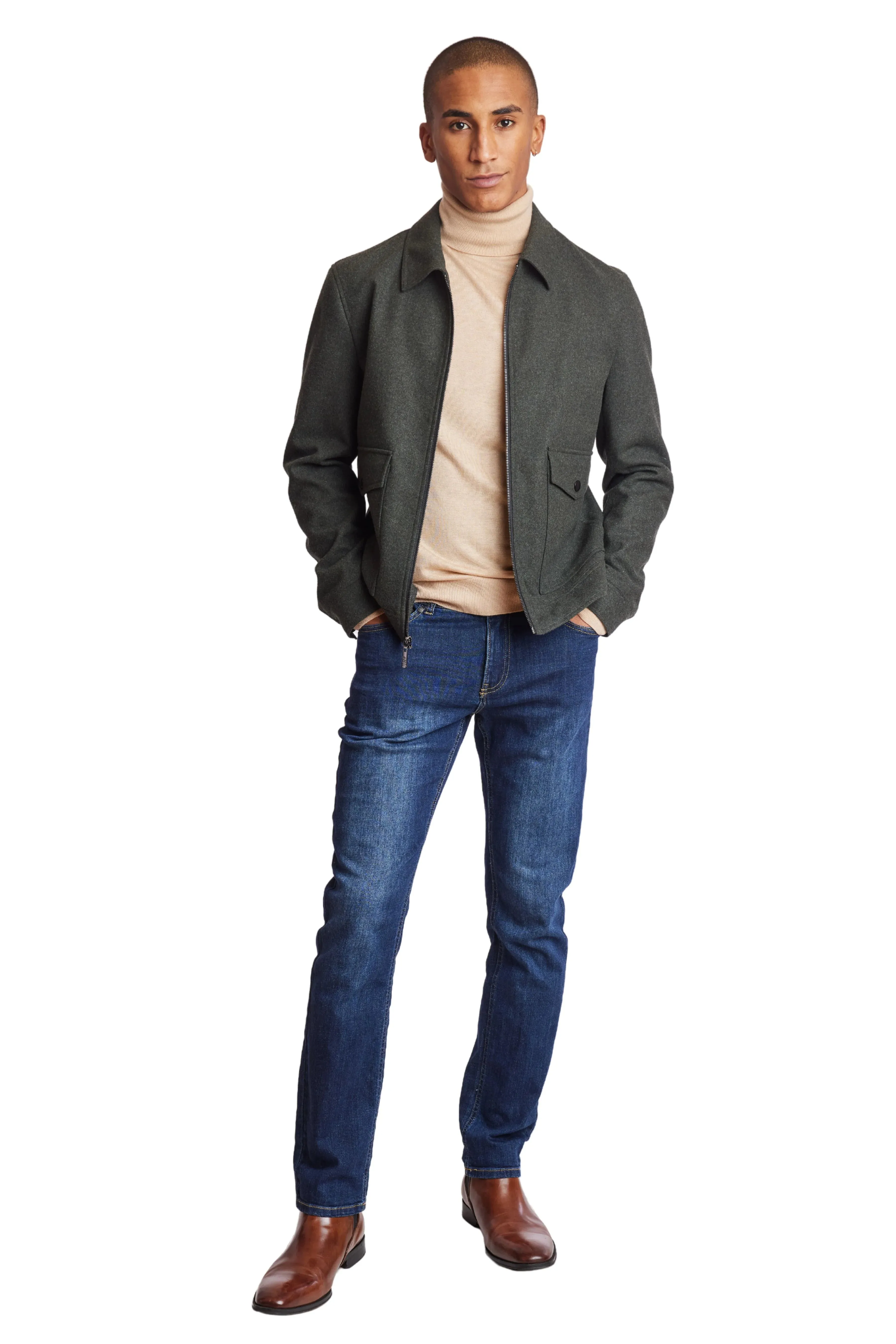 Milo Bomber Jacket - Olive Green