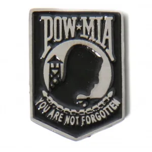 Milwaukee Leather MLP9208 POW/MIA Pin For Jackets, Vest, Hats and Clothing