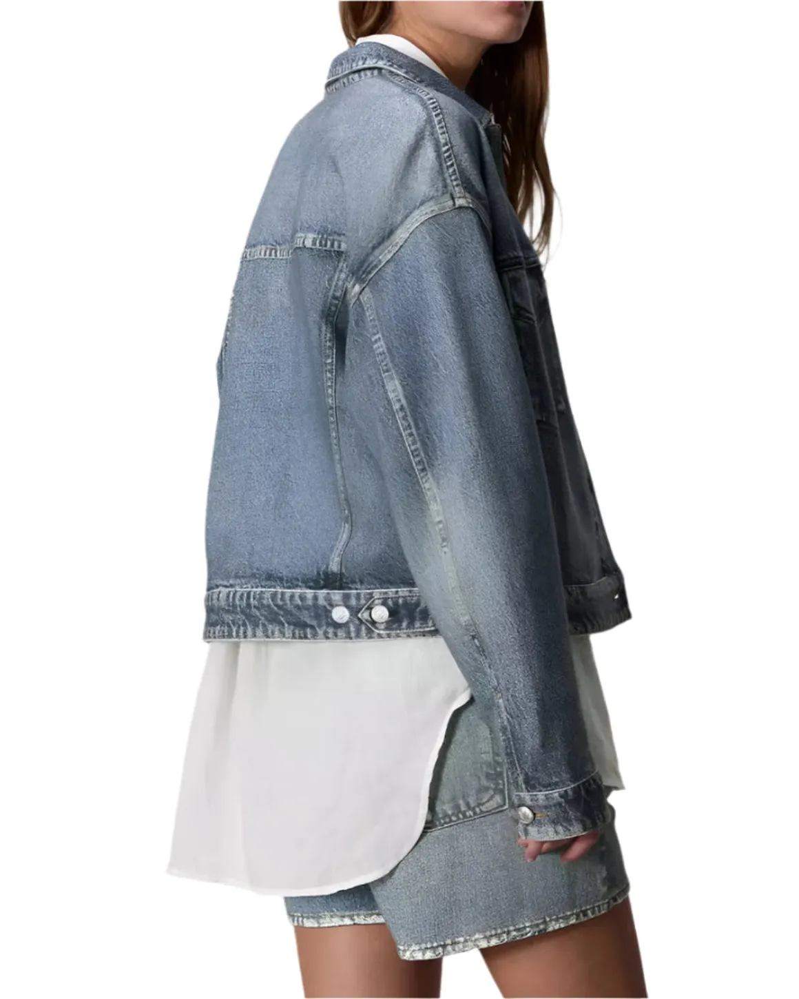 Miramar Terry Trucker Jacket in Walker
