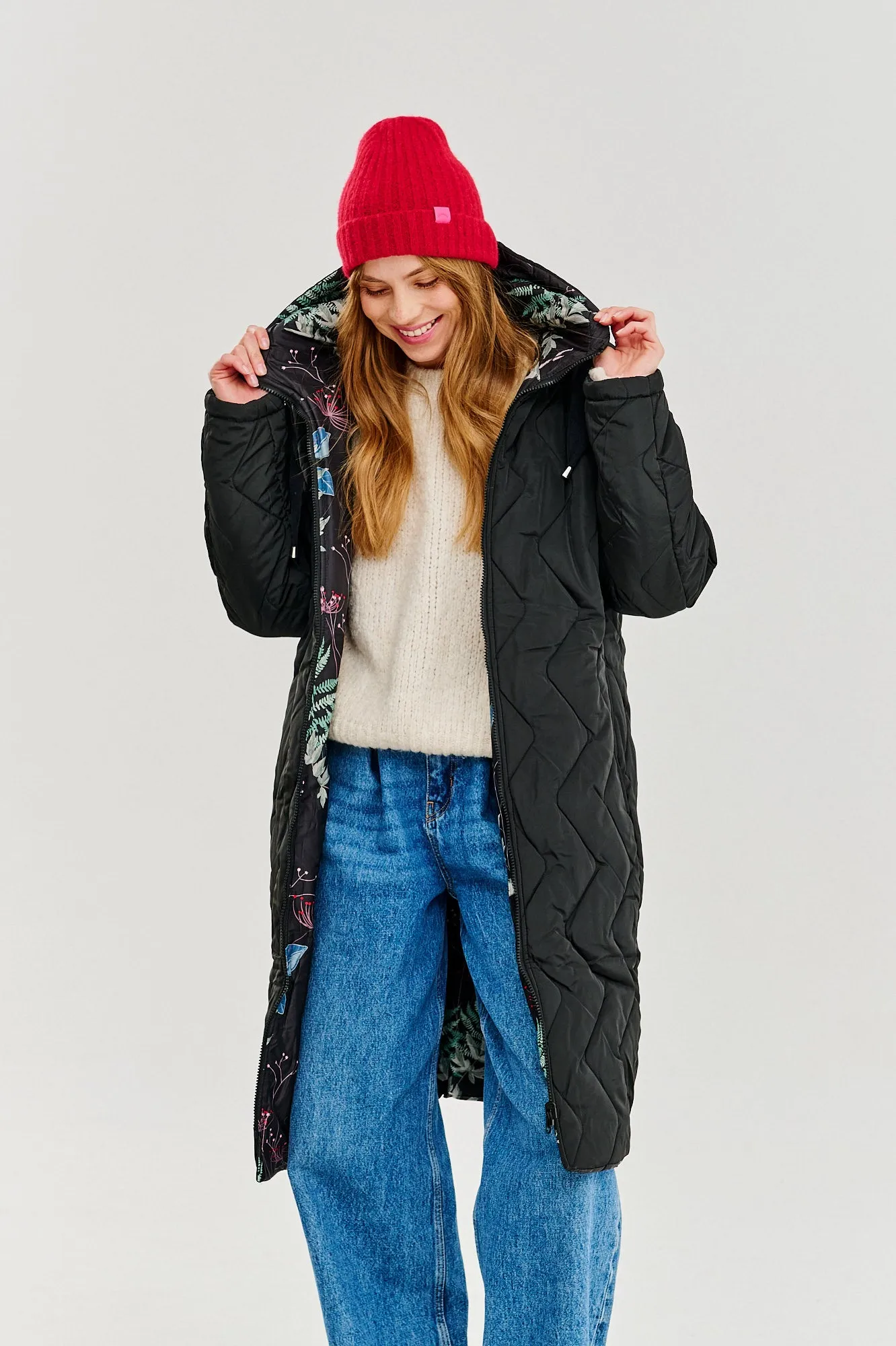 Misty Island reversible winter coat