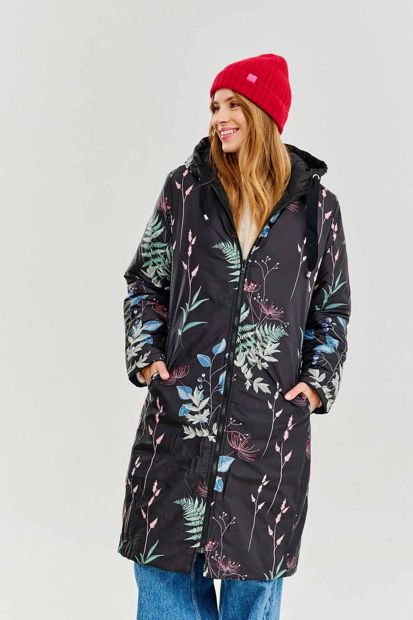Misty Island reversible winter coat