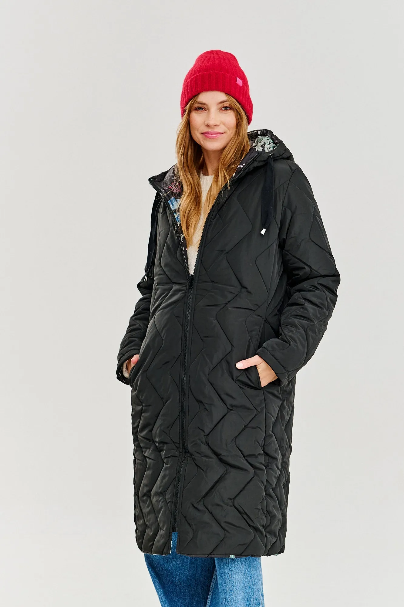 Misty Island reversible winter coat