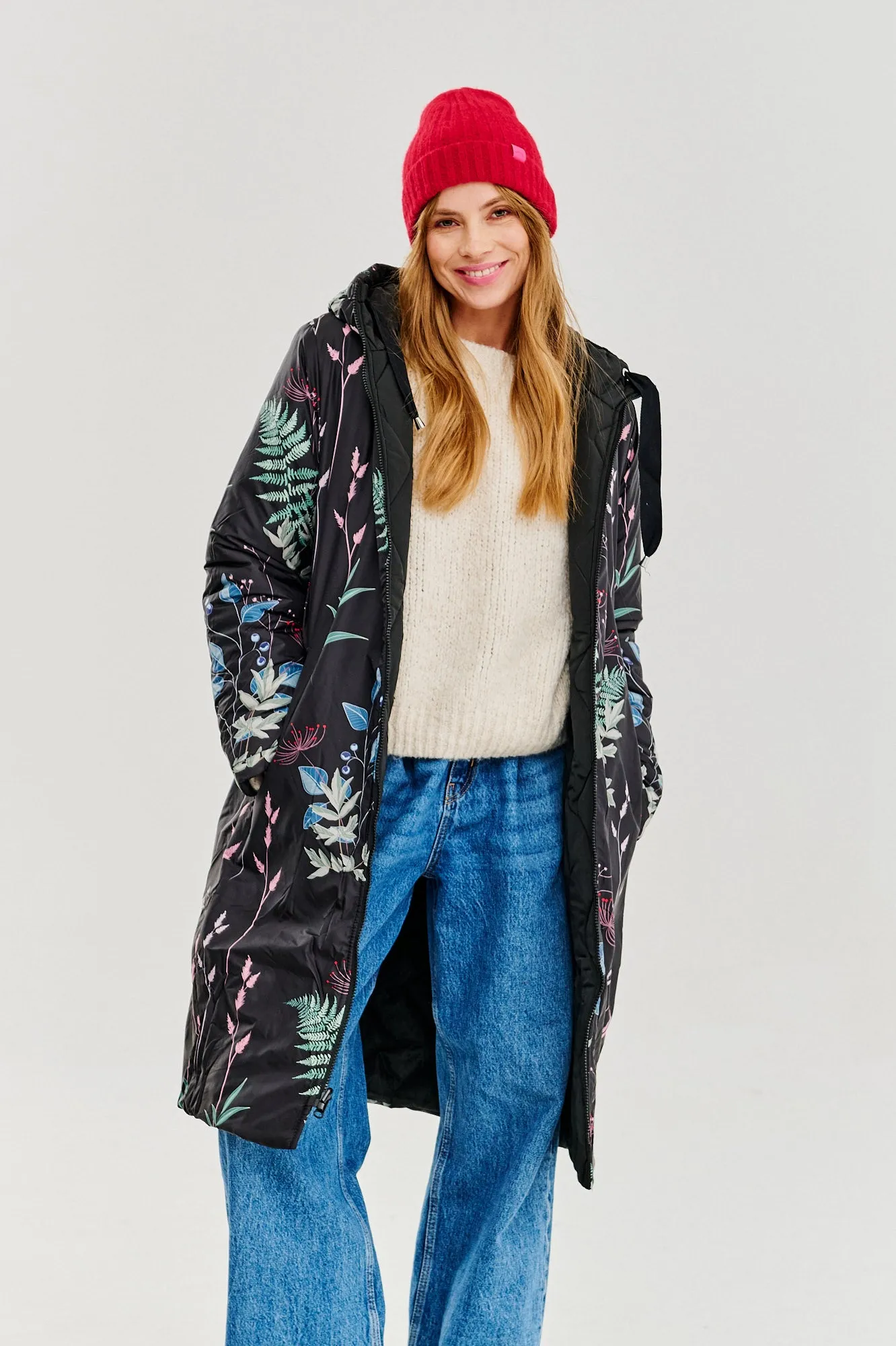 Misty Island reversible winter coat