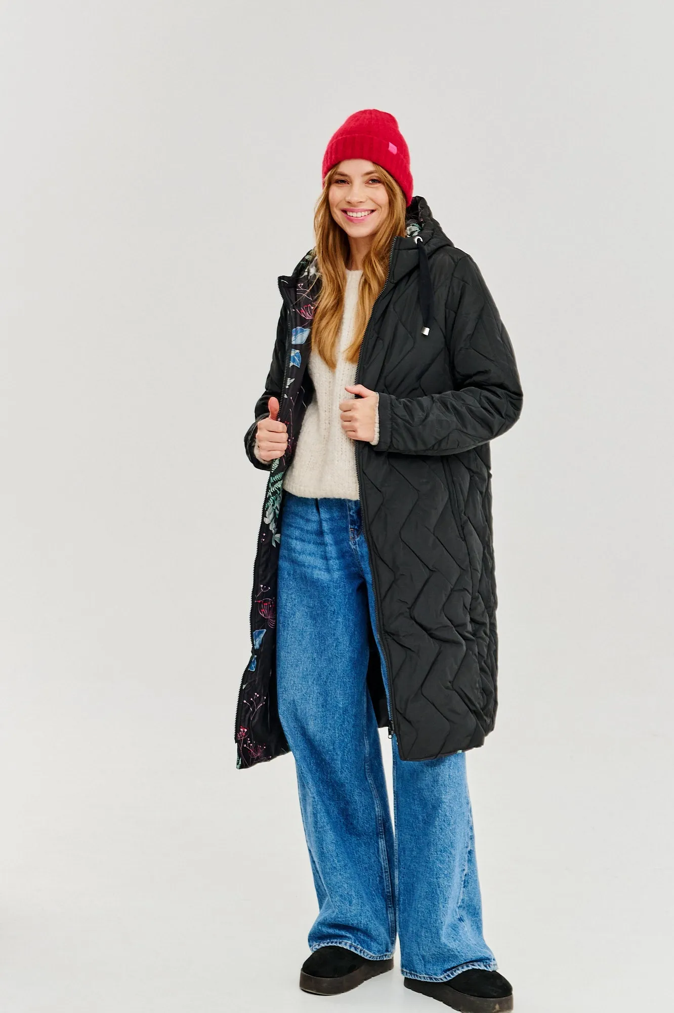 Misty Island reversible winter coat