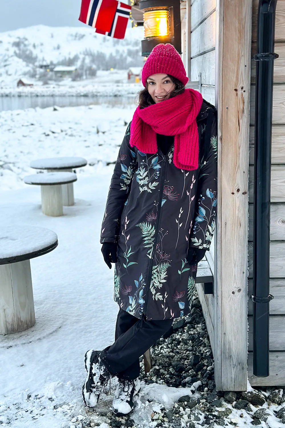 Misty Island reversible winter coat
