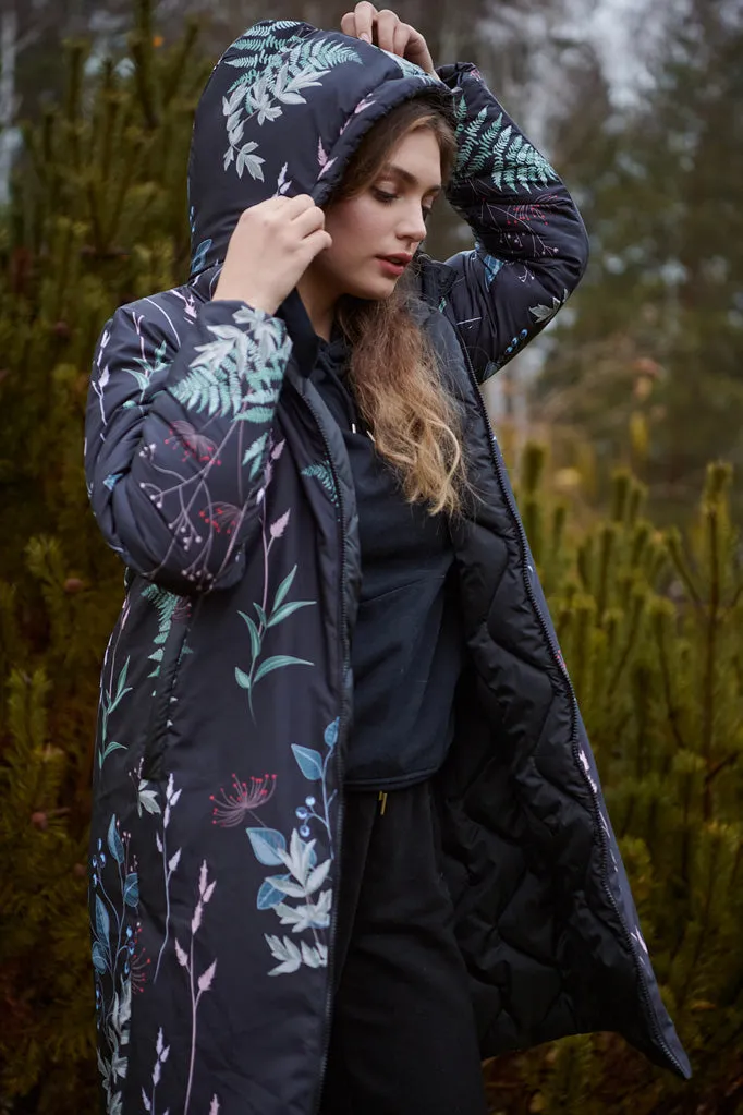 Misty Island reversible winter coat