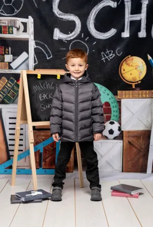 Mitch & Son TROY Dark Grey Padded Jacket MS24801