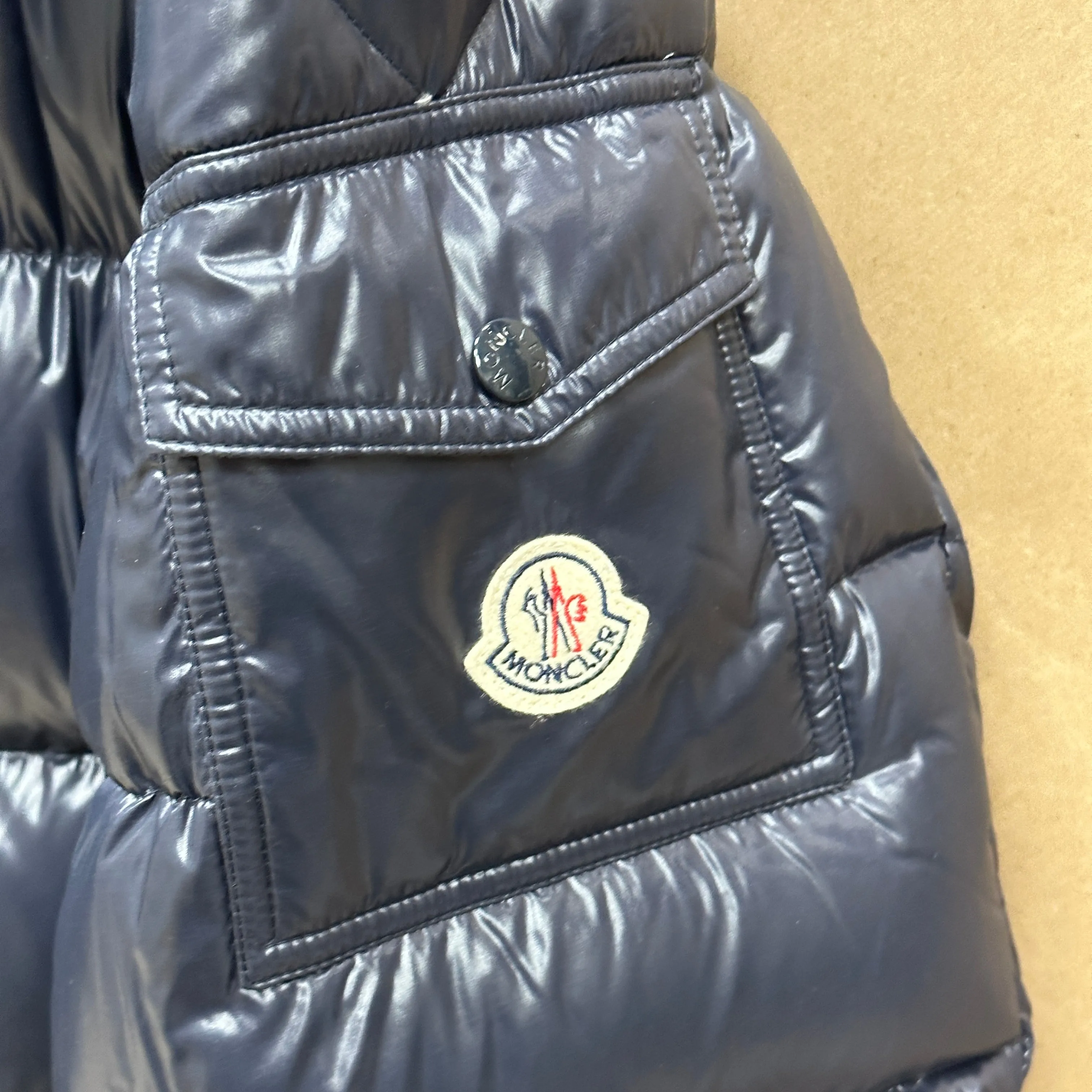 Moncler Maya Down Jacket Night Blue - Size 7