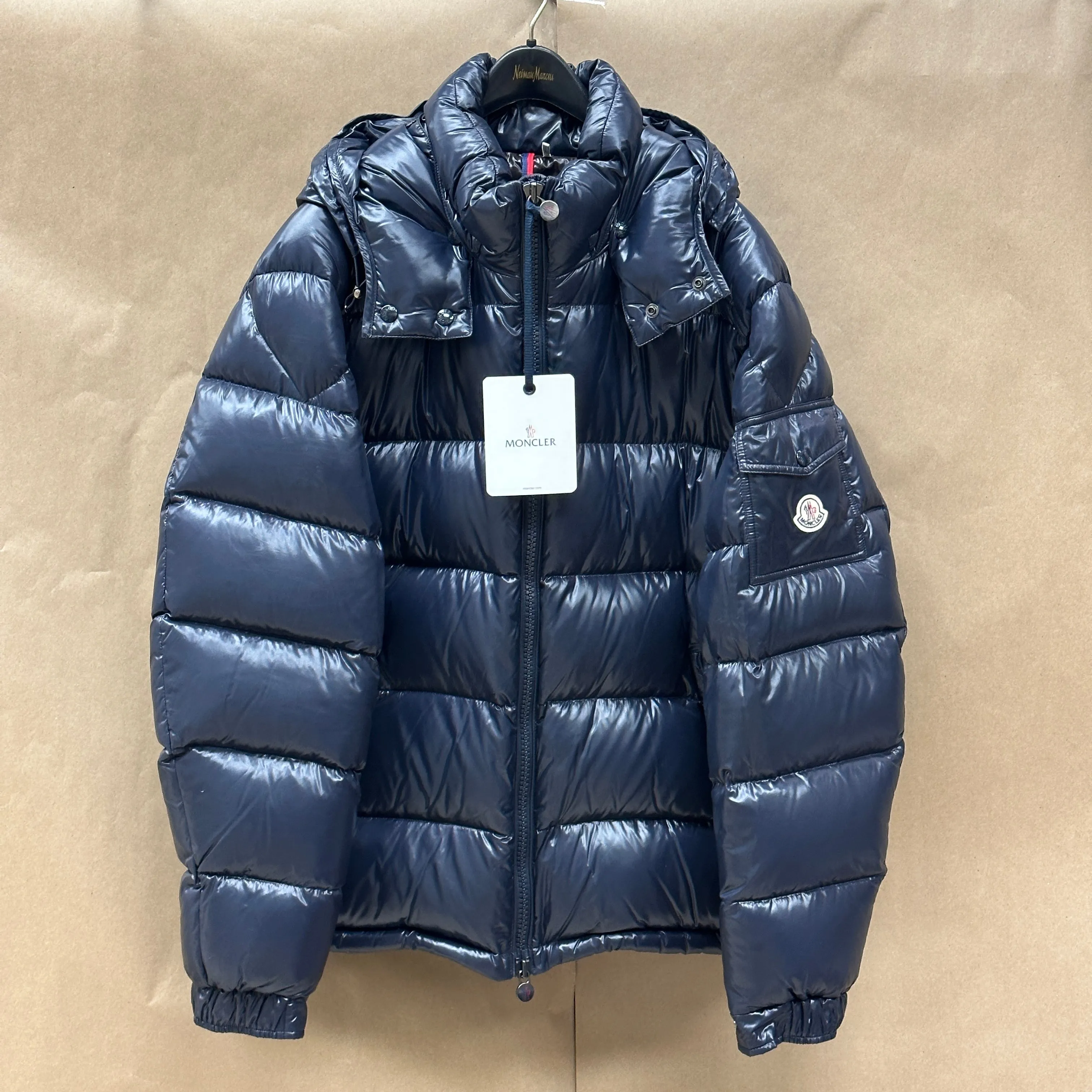Moncler Maya Down Jacket Night Blue - Size 7