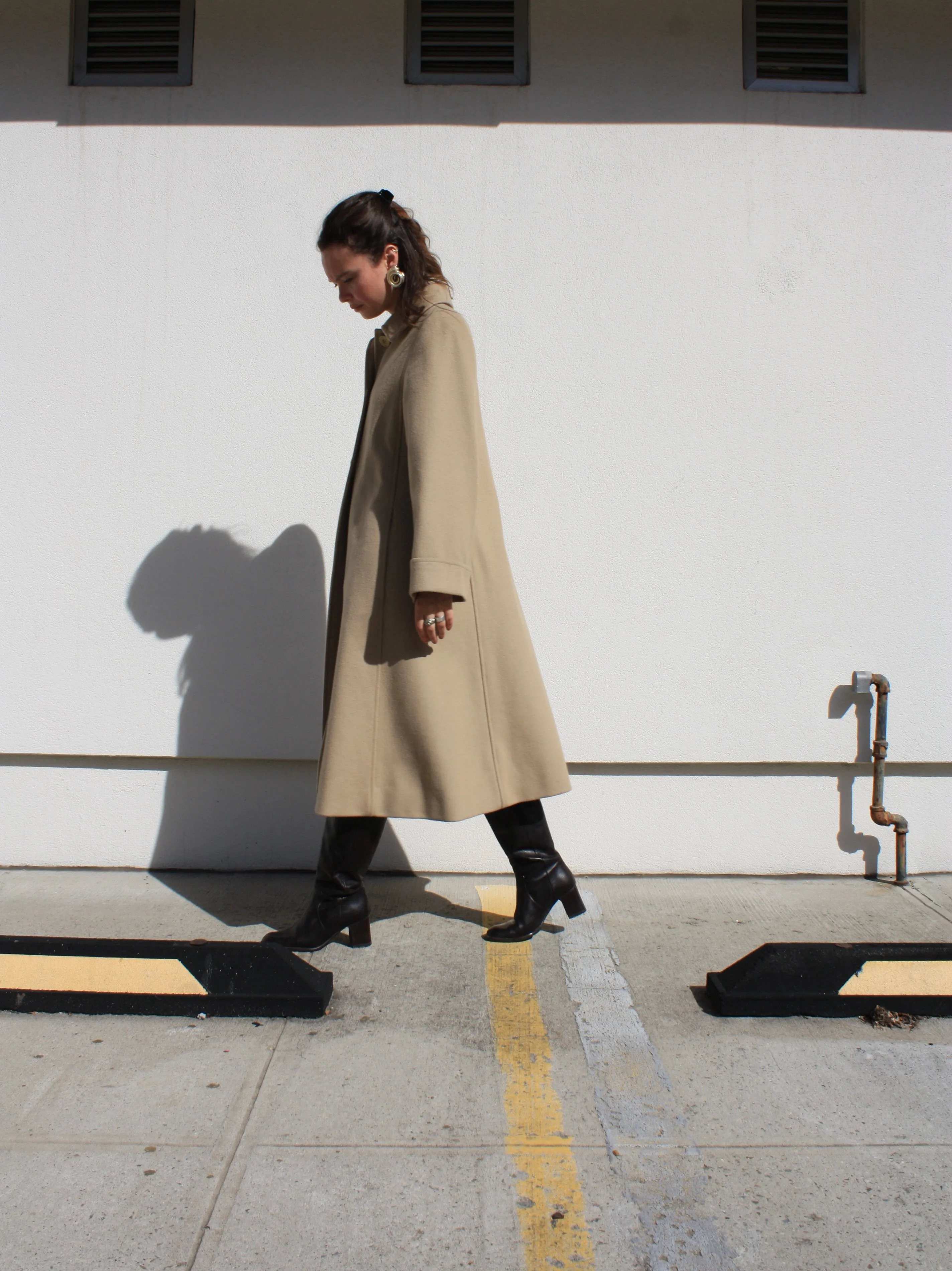 Moschino Camel Coat