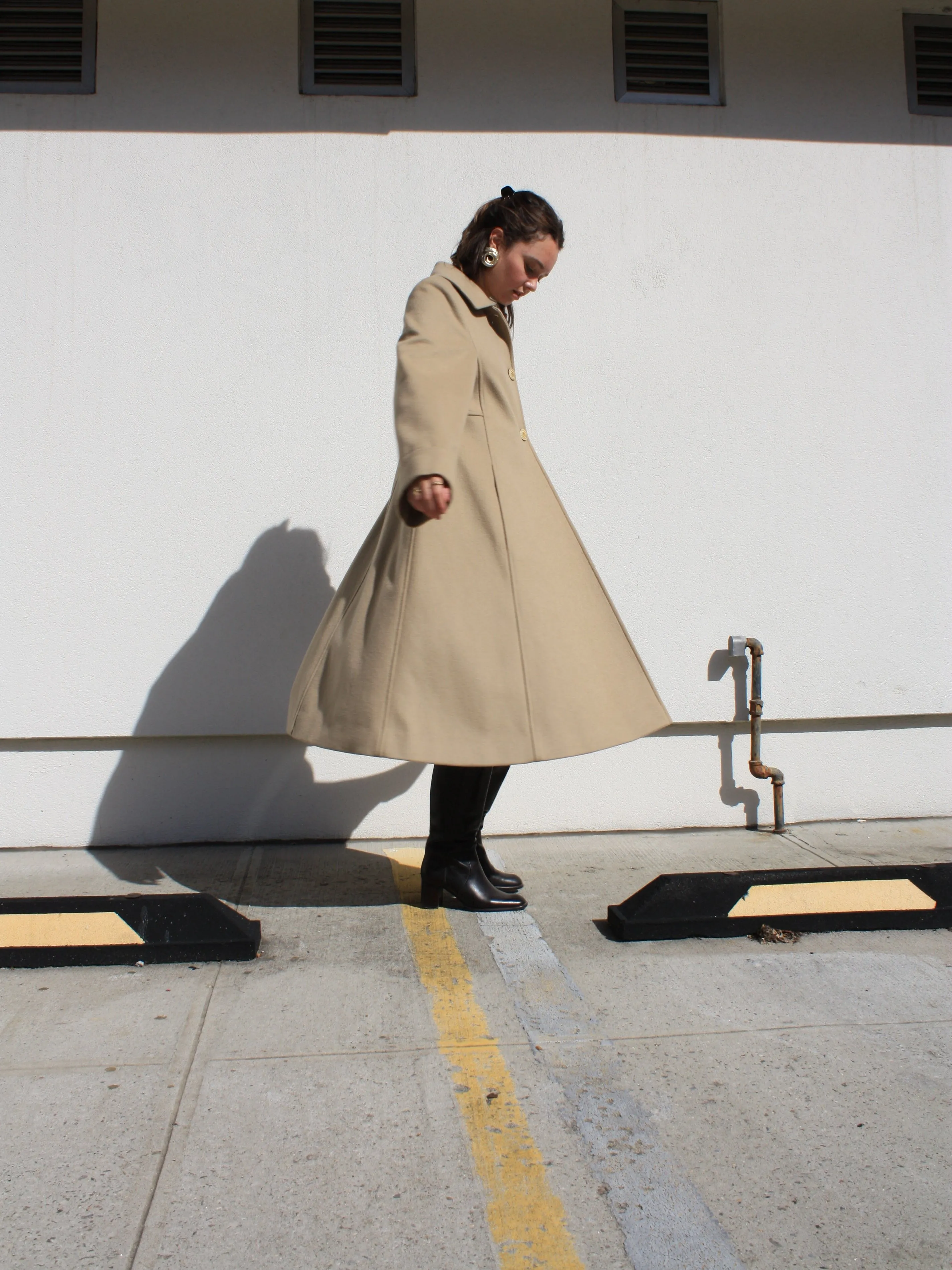 Moschino Camel Coat