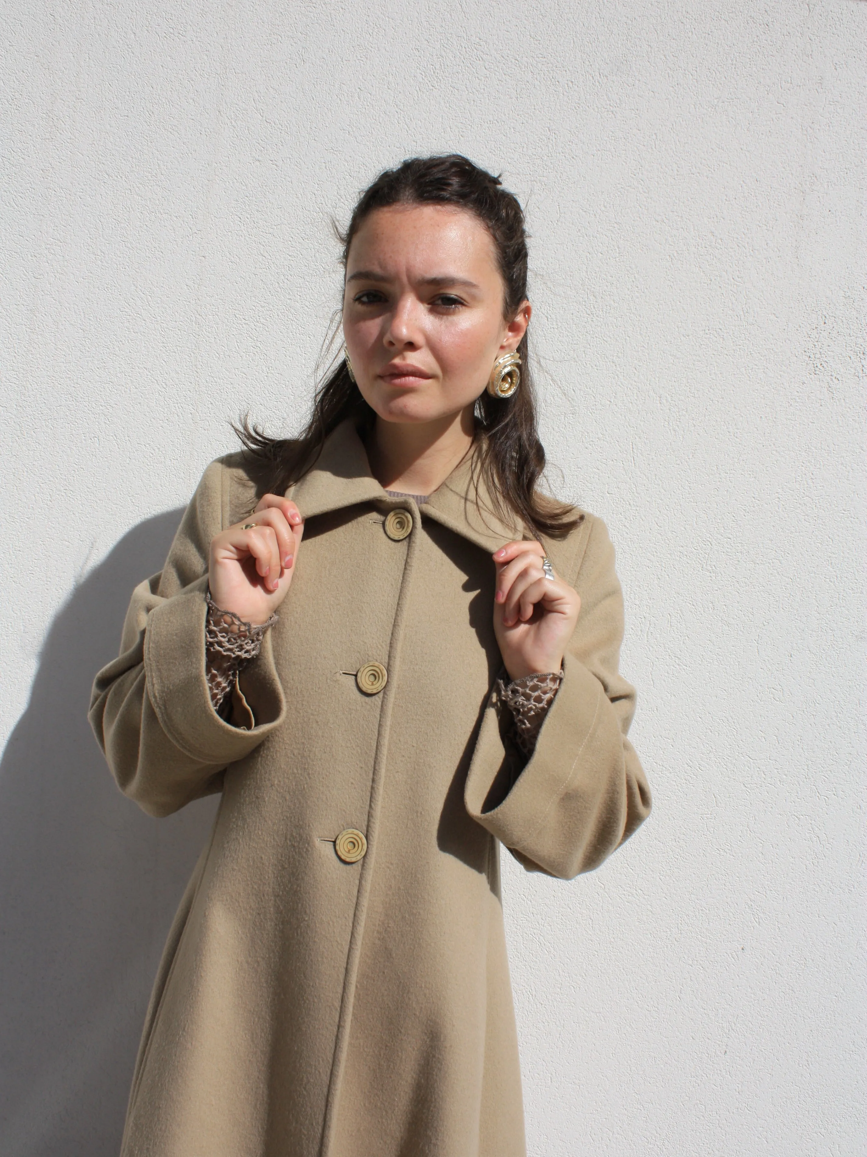 Moschino Camel Coat