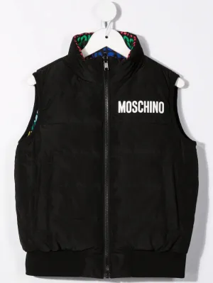 MOSCHINO KIDS - DOWN PADDED GILET