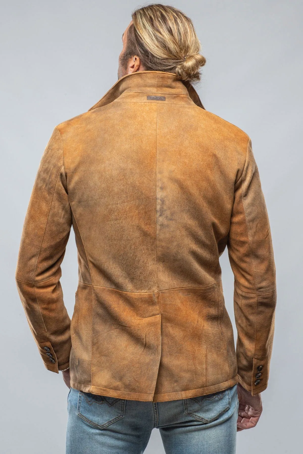 Mulholland Sport Jacket In Distressed Palomino