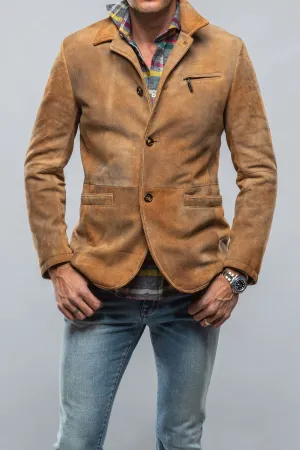 Mulholland Sport Jacket In Distressed Palomino