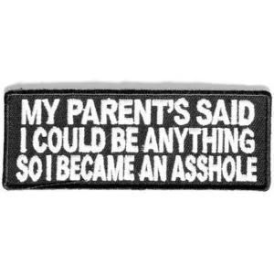 My parents said hihamerkki