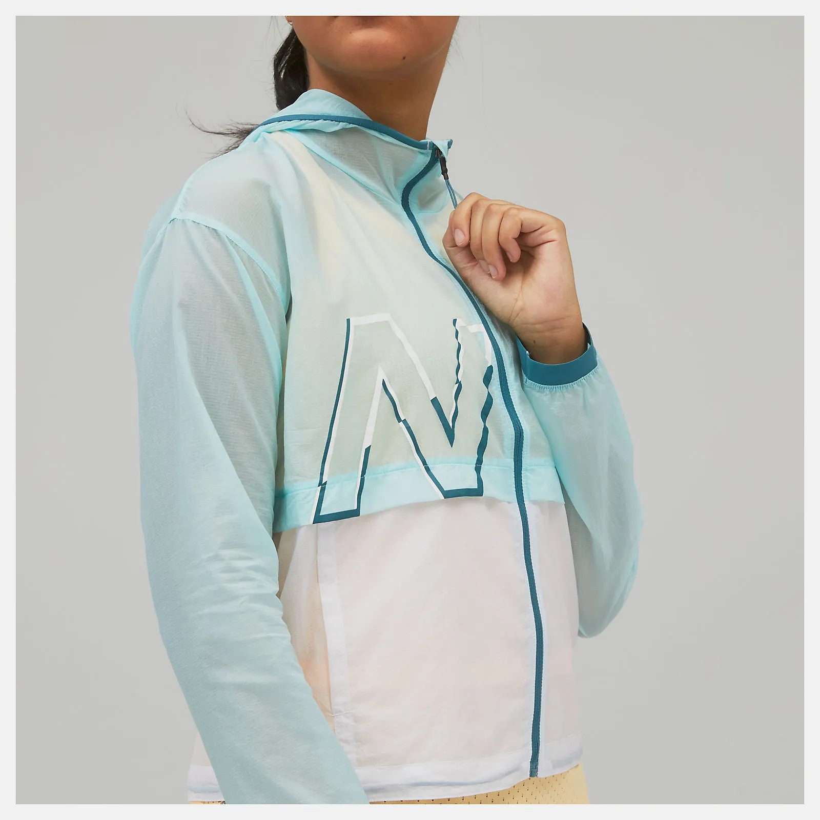 NEW BALANCE PRINTED IMPACT RUN LIGHT PACK JACKET
