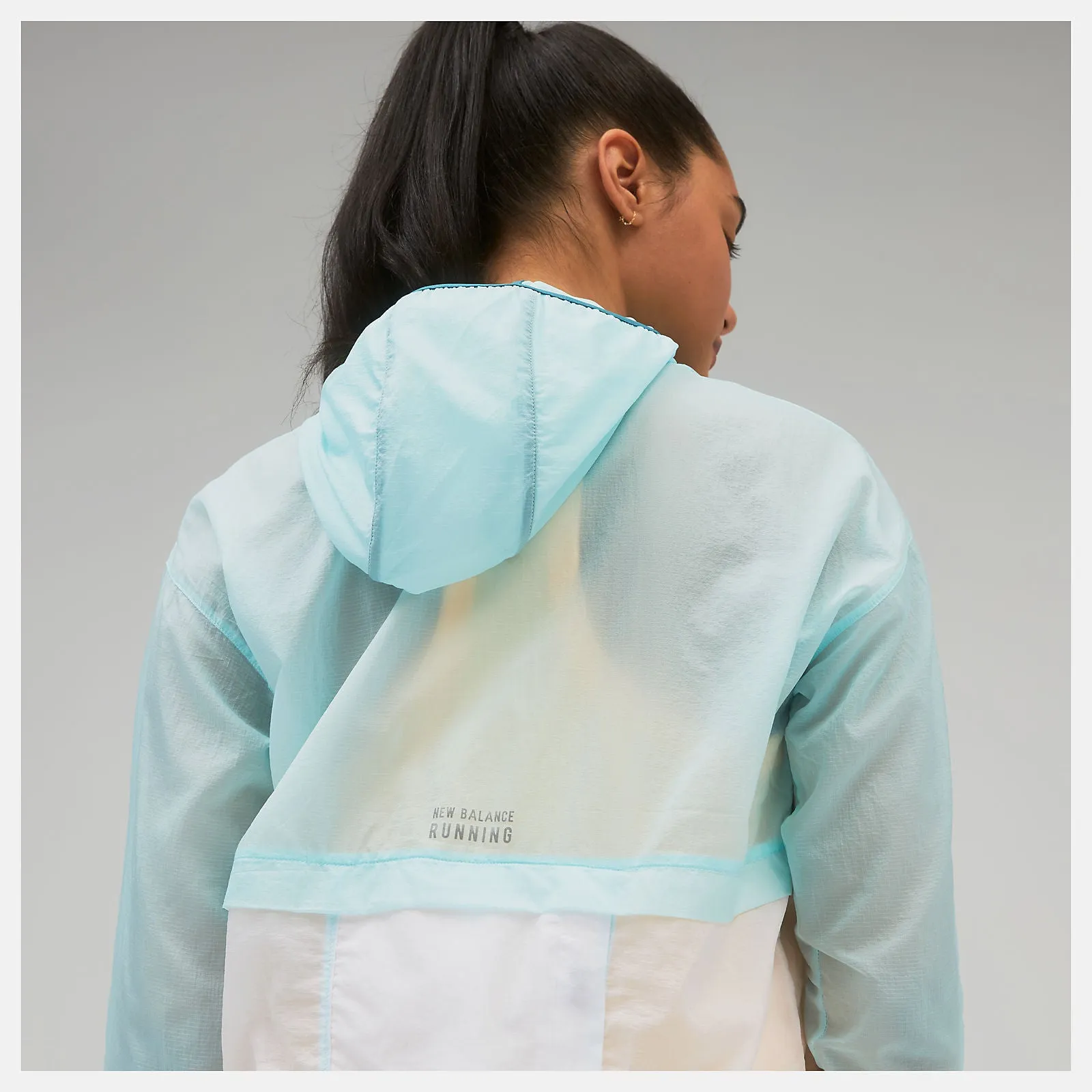 NEW BALANCE PRINTED IMPACT RUN LIGHT PACK JACKET