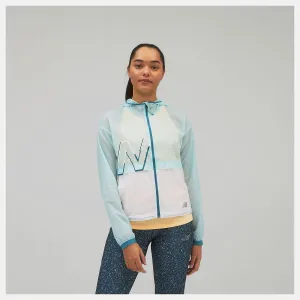 NEW BALANCE PRINTED IMPACT RUN LIGHT PACK JACKET