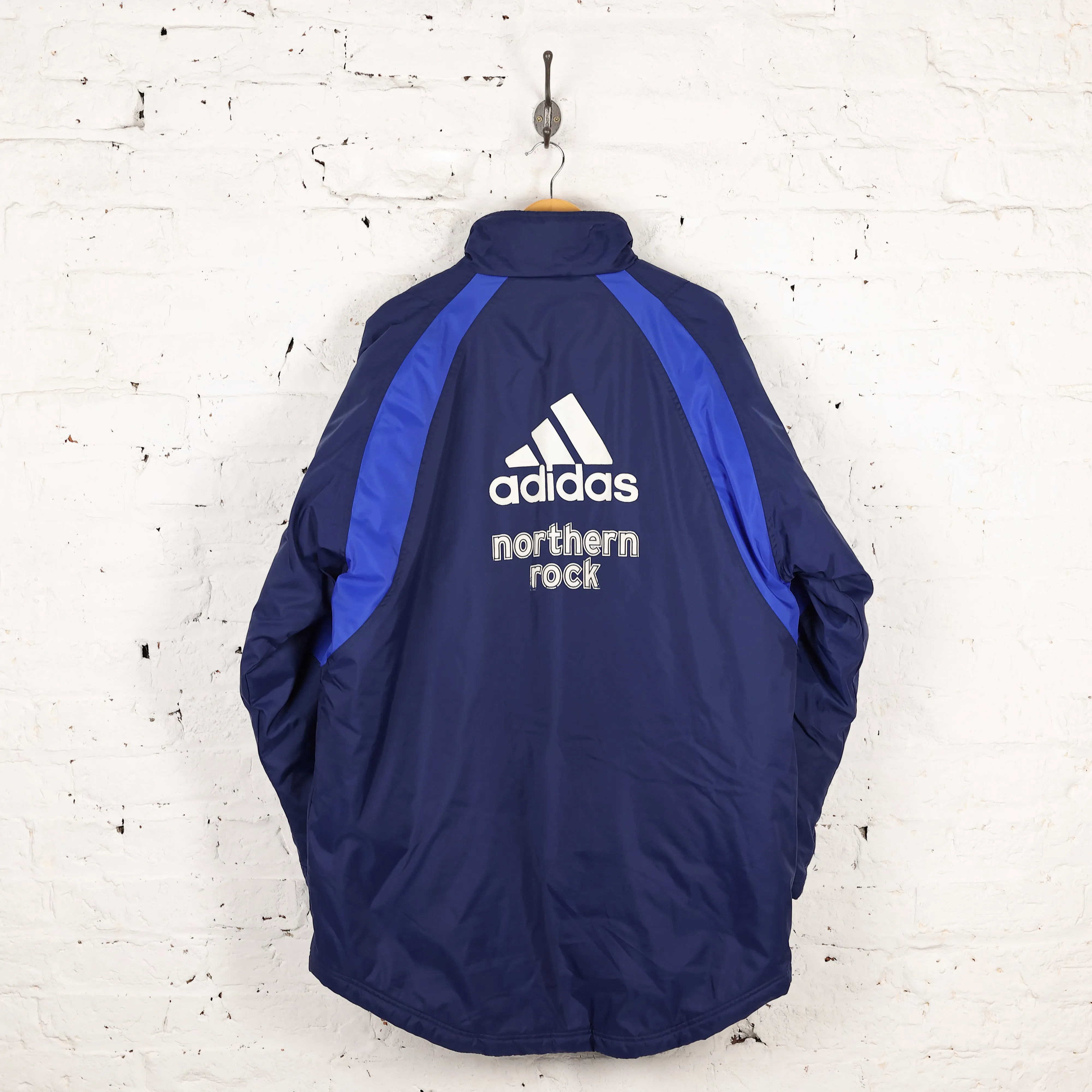 Newcastle United 2005 Adidas Football Coaches Jacket - Blue - L