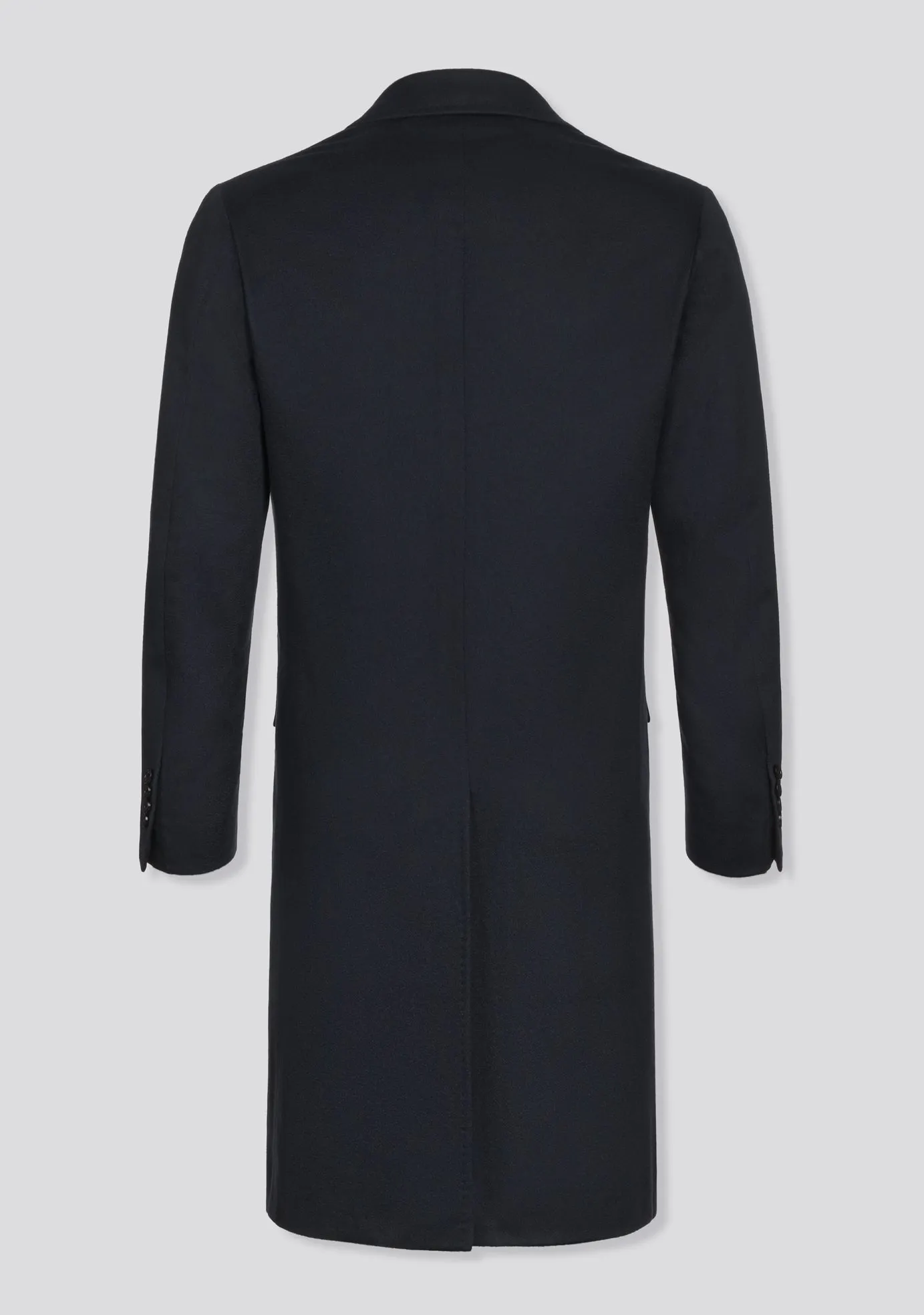 Night Blue Cashmere Winter Overcoat