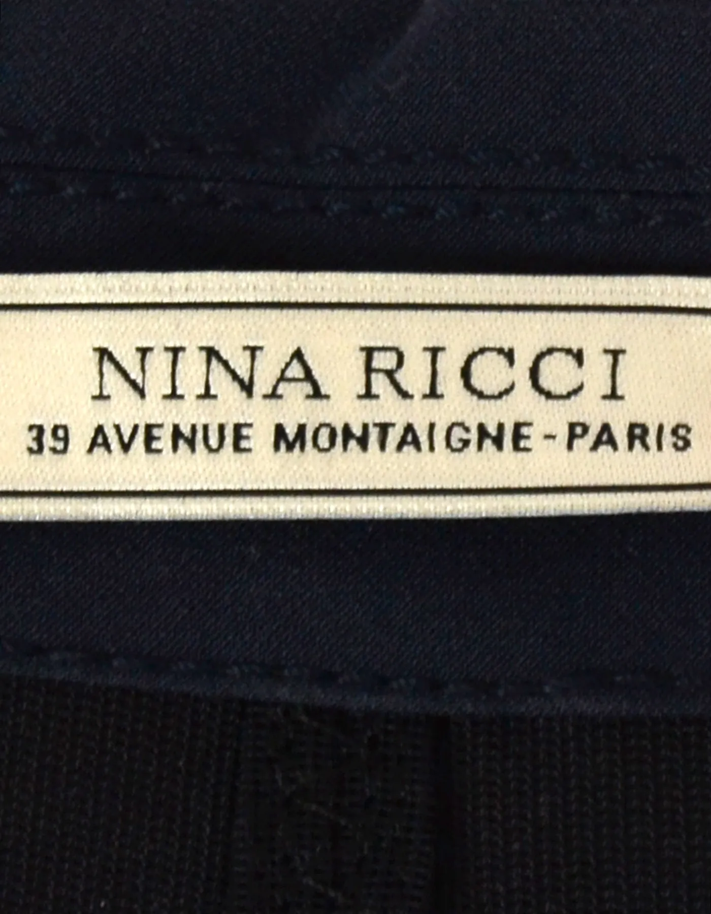 Nina Ricci Navy Shortsleeve Double Breasted Jacket with Mesh NWT sz FR 42 US 10