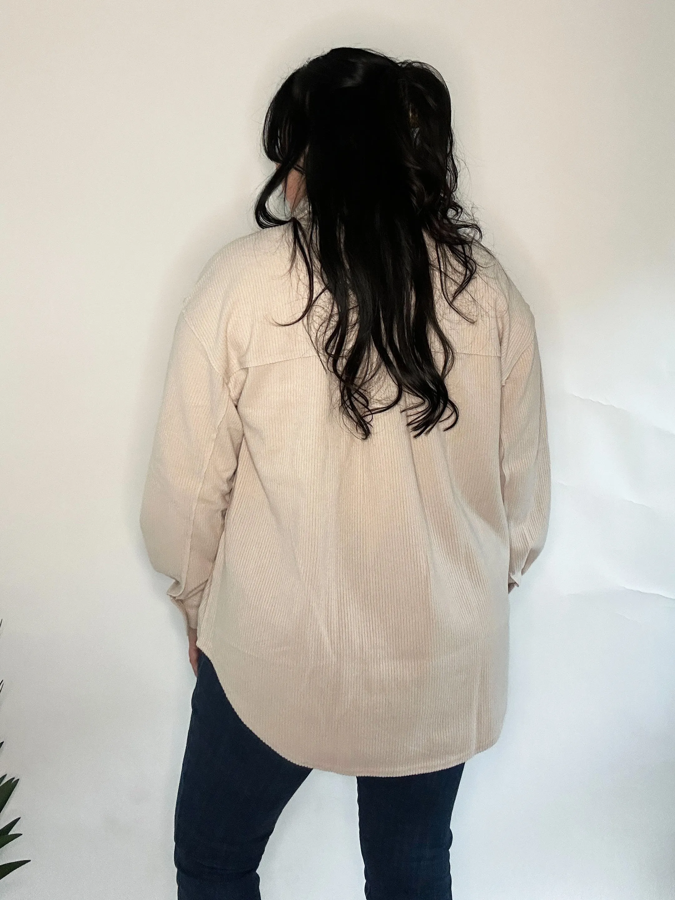 Oatmeal Button Down