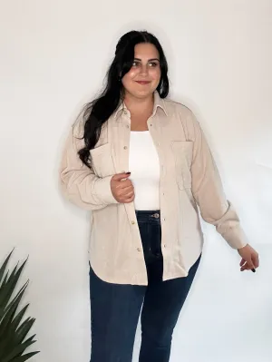 Oatmeal Button Down