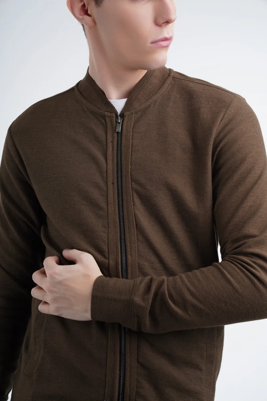 Olive Knit Jacket