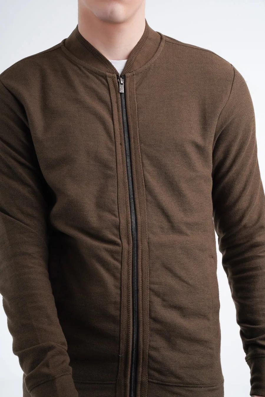 Olive Knit Jacket