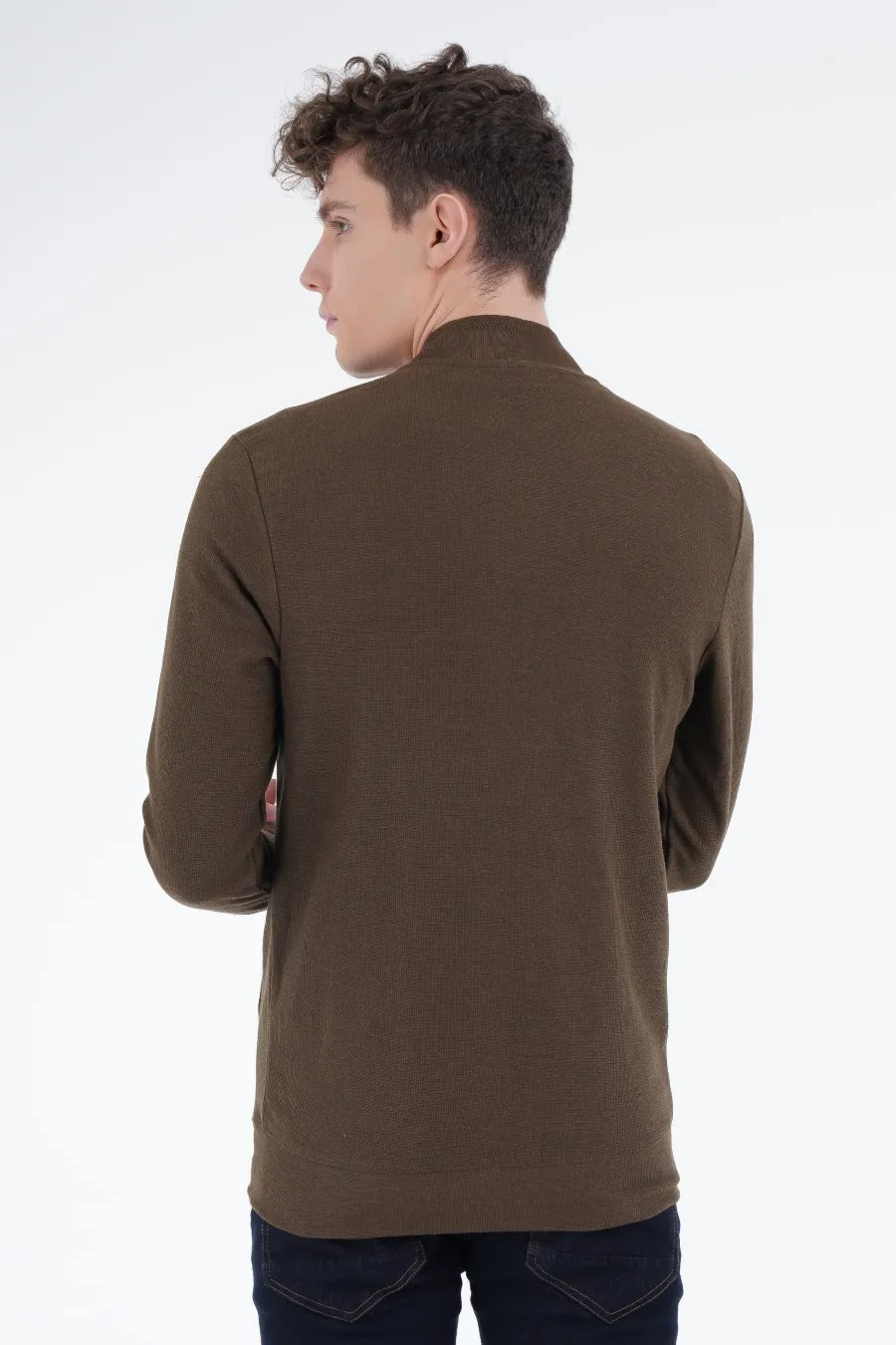 Olive Knit Jacket