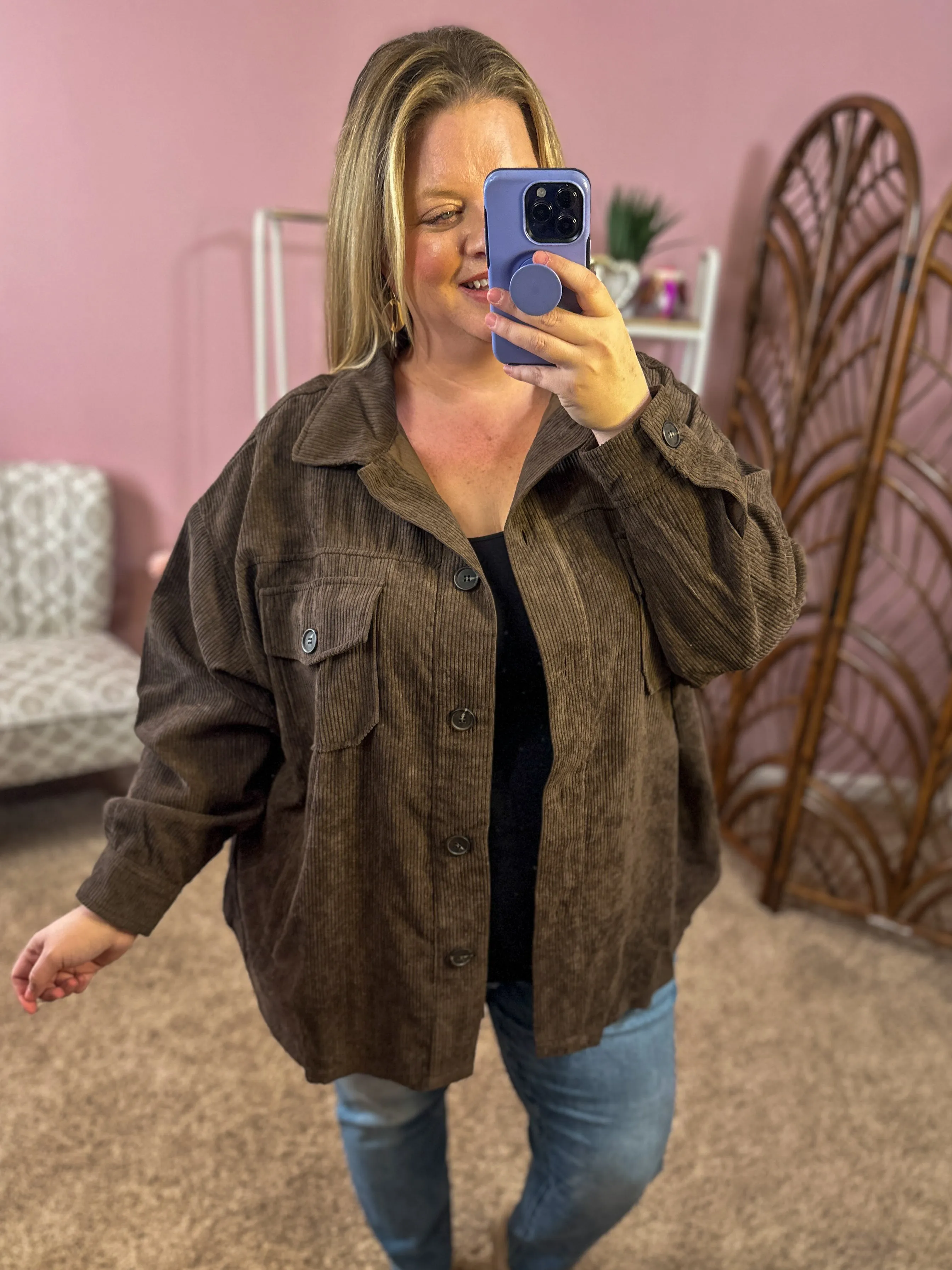 Ordinary Days Corduroy Jackets - Brown