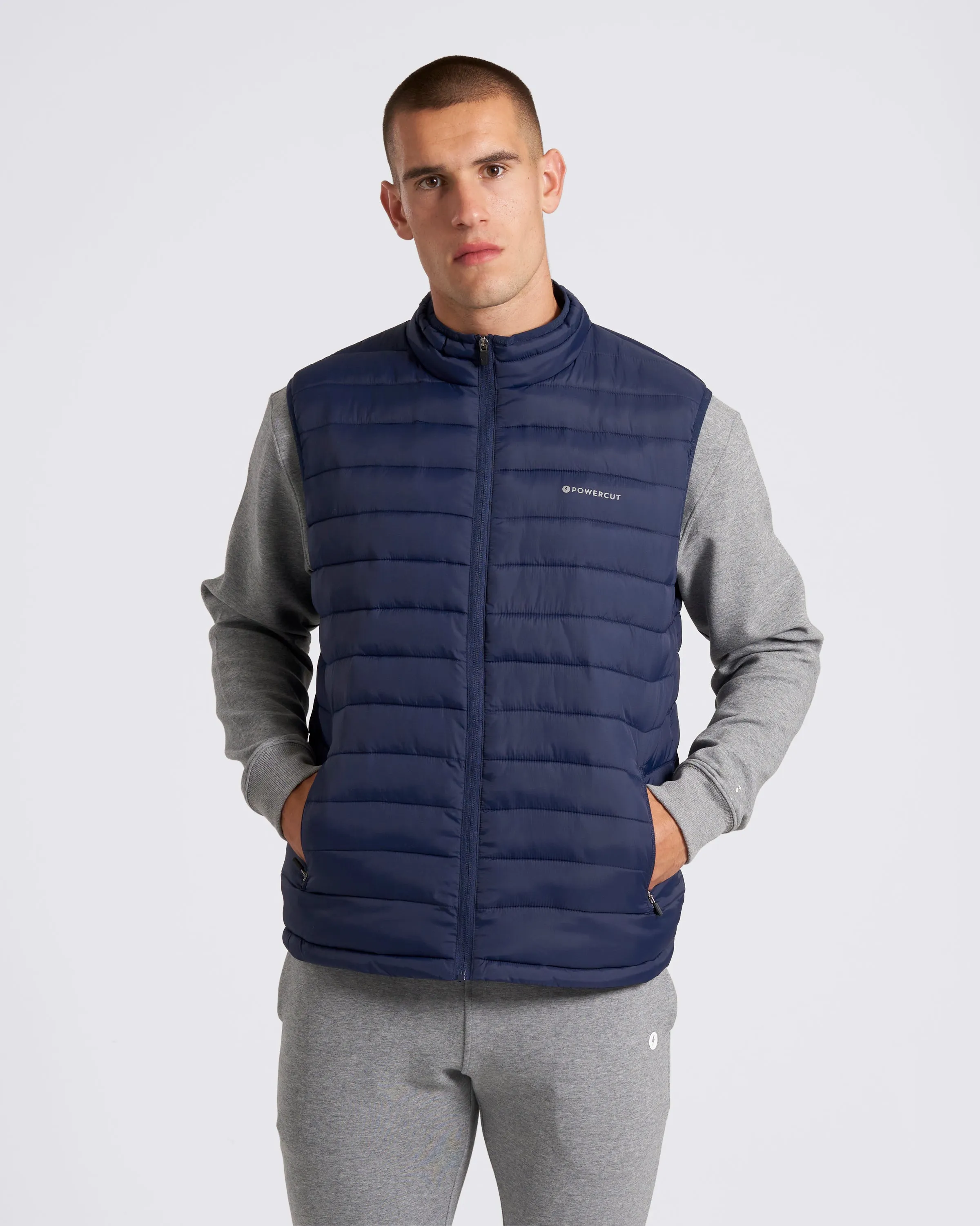 OUTSIDER Men's Lightweight Gilet Navy
