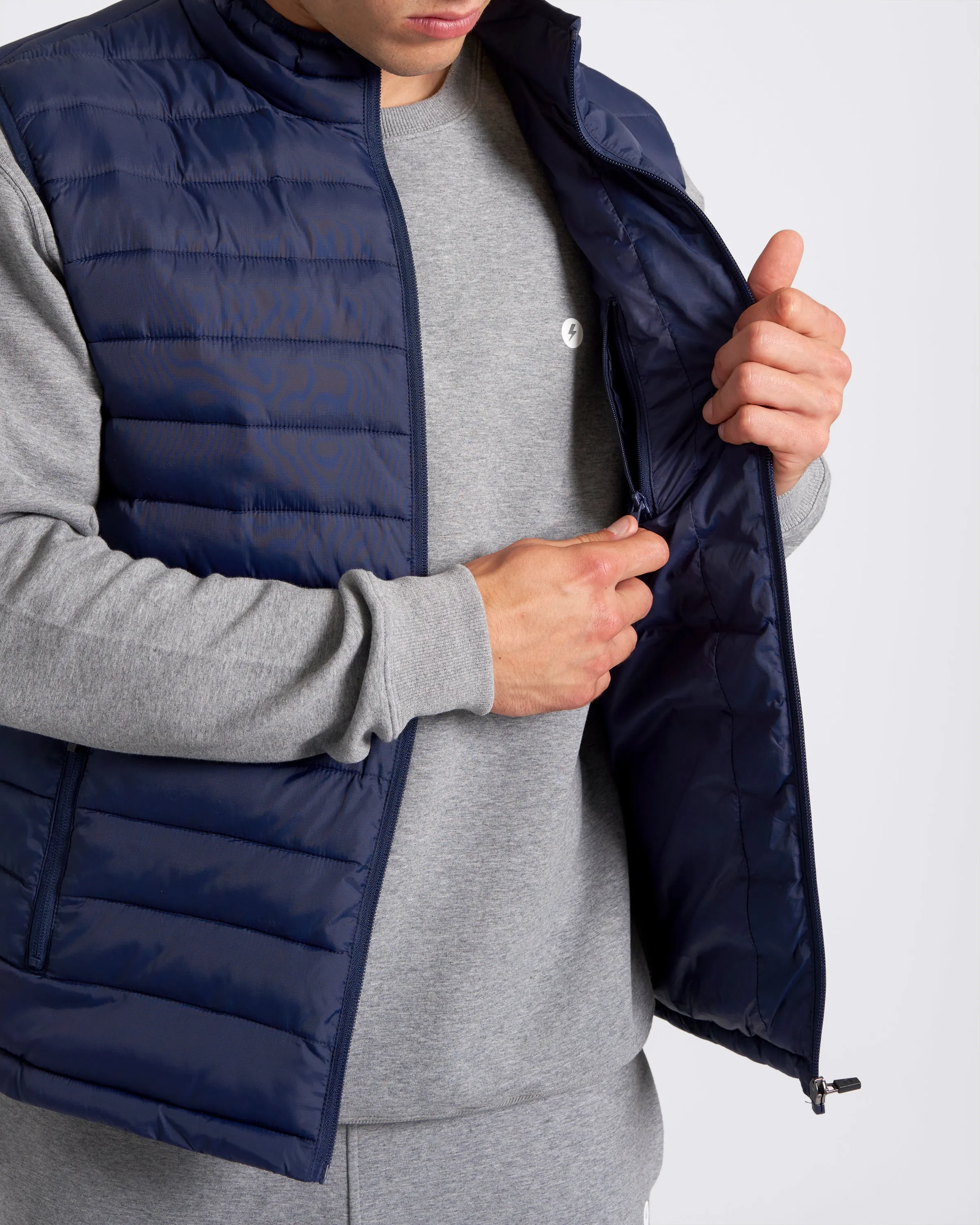OUTSIDER Men's Lightweight Gilet Navy