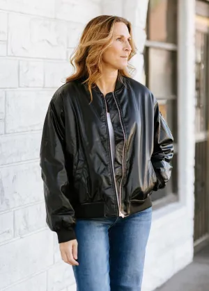 Oversized Bomber Jacket