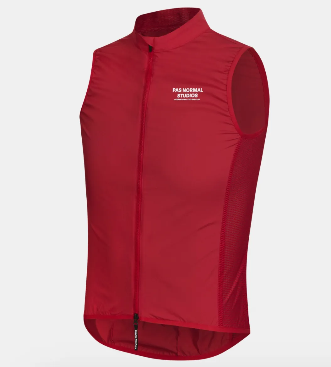 Pas Normal Studios - Stow Away Gilet - Deep Red
