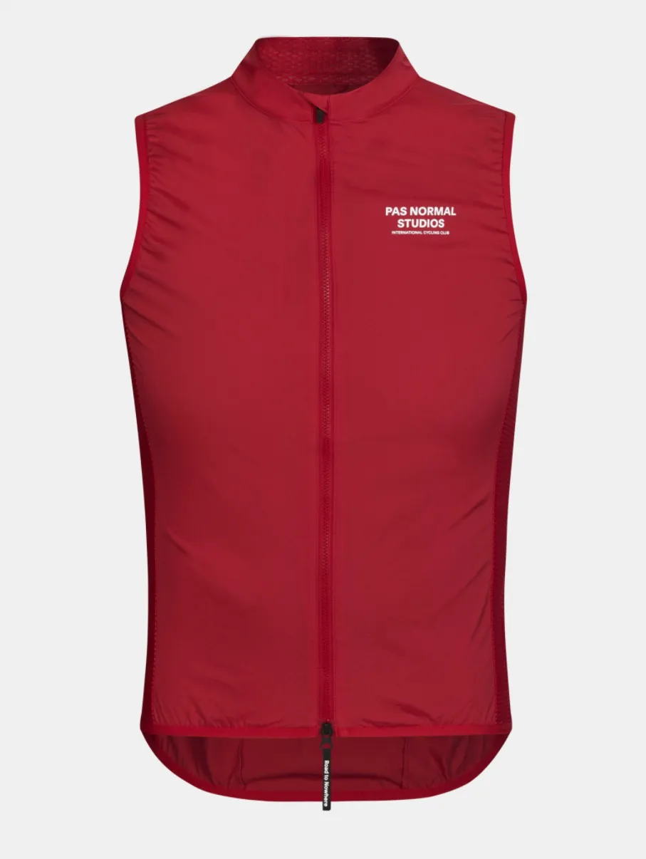 Pas Normal Studios - Stow Away Gilet - Deep Red