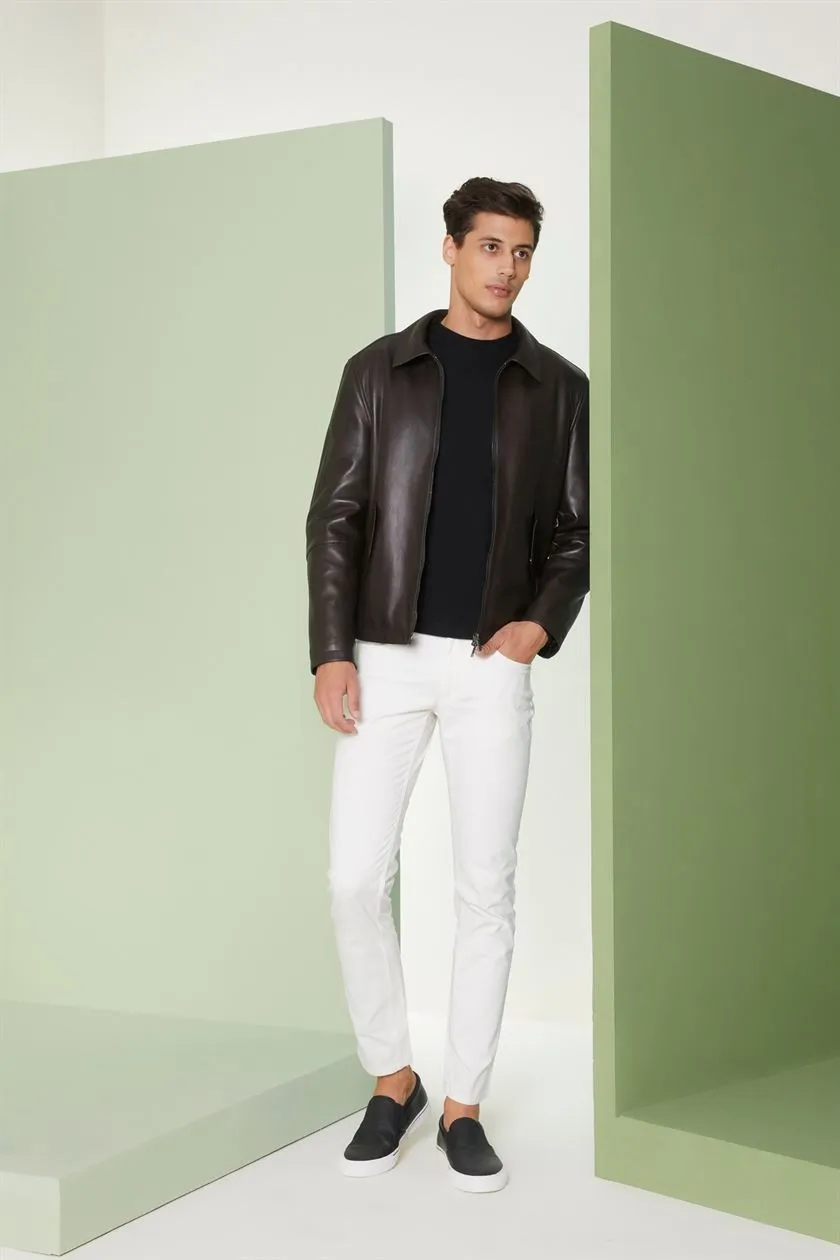 Perona   I   Mens-Outerweareather Jackets- Kwami-Pma-Fv21-621426-Dark Brown  AS7896