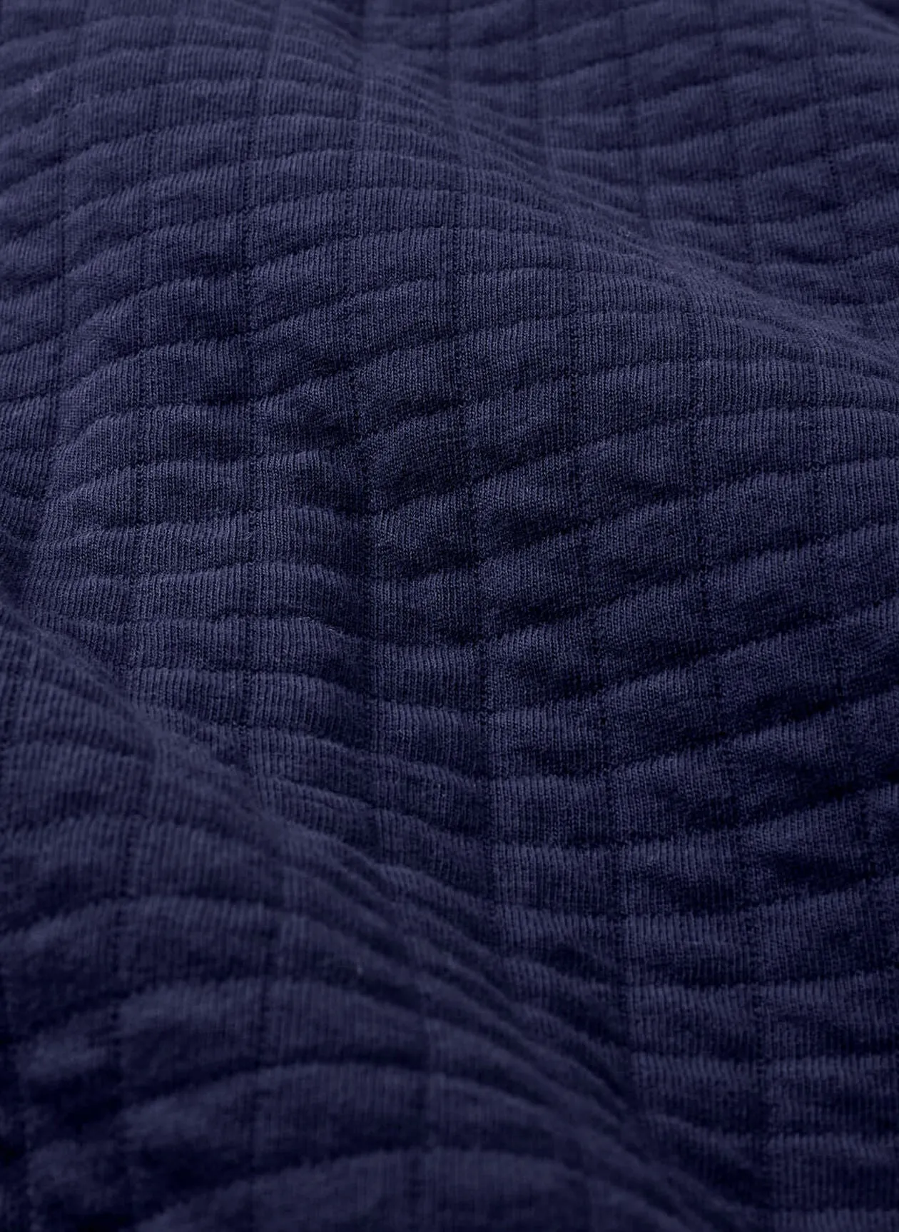 Peter Millar Mens Classic Fit Quad Quilted Knit Jacket - NAVY
