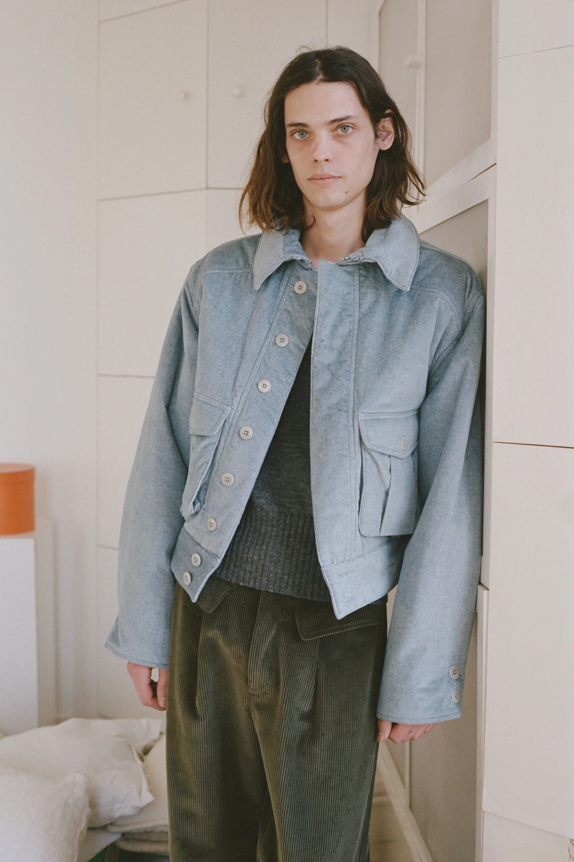 PILOT JACKET, LIGHT BALTICO