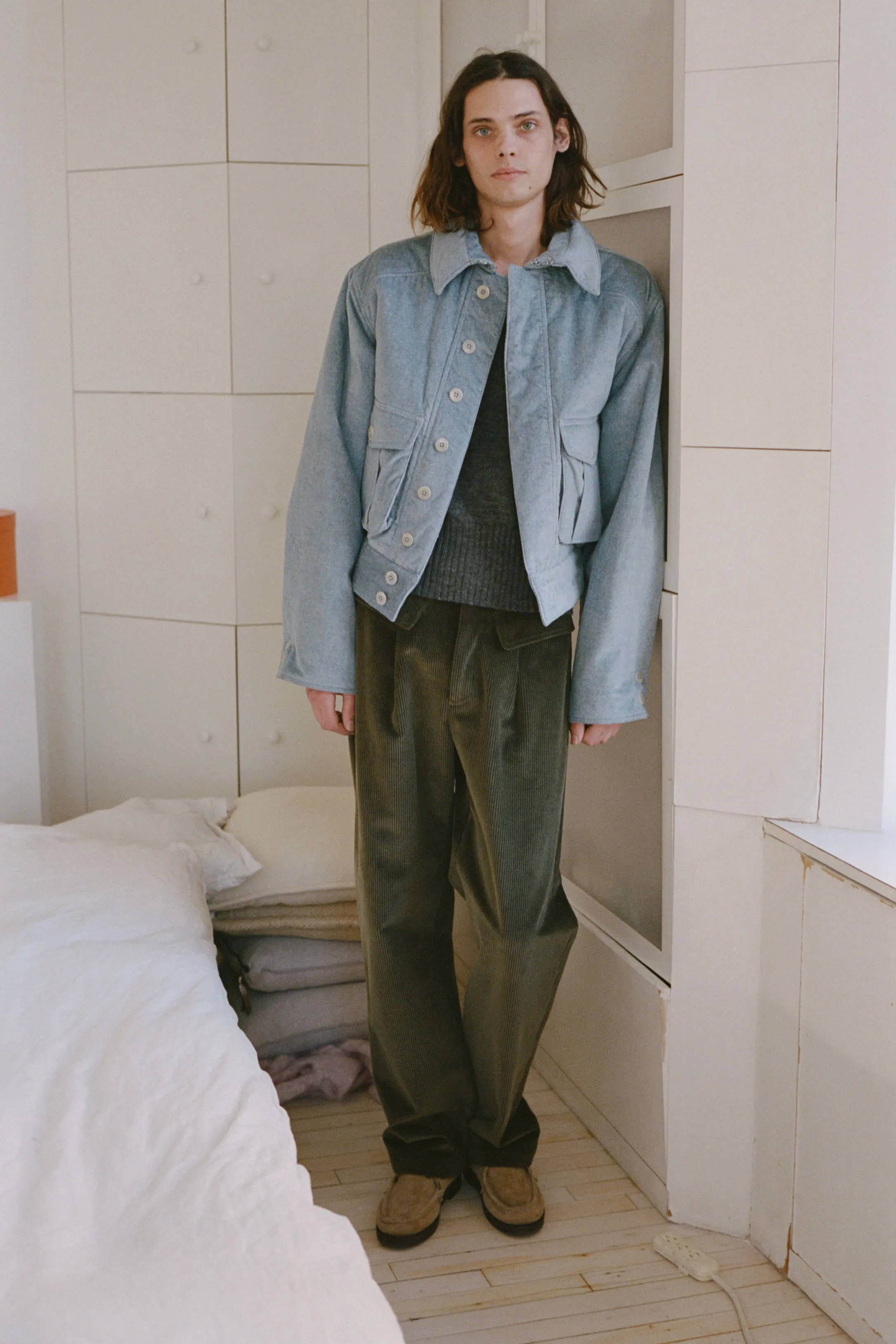 PILOT JACKET, LIGHT BALTICO